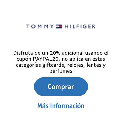 cupón descuento tommy hilfiger|tommy hilfiger sitio oficial.